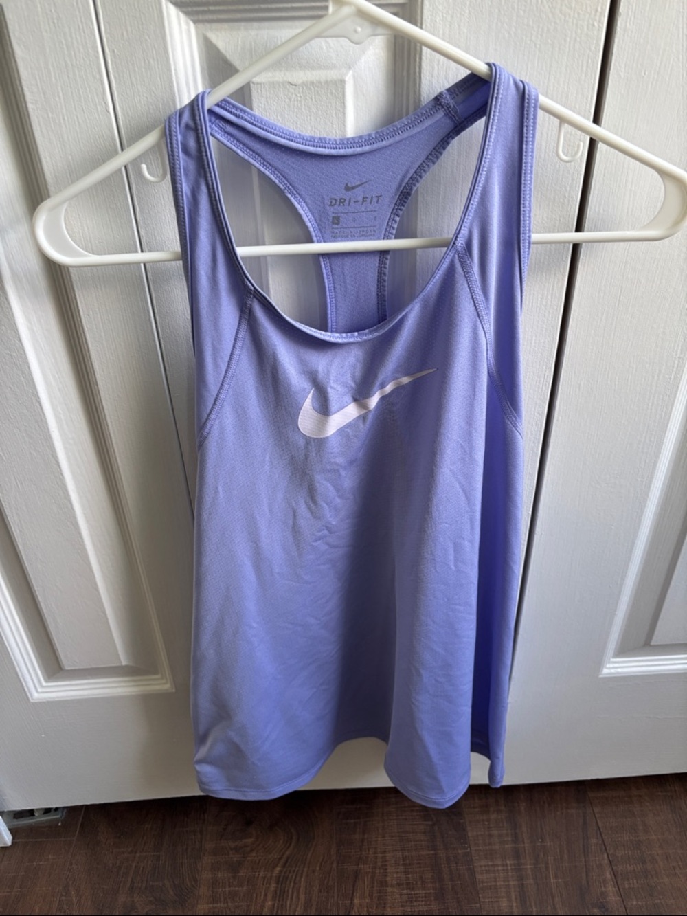 Nike Lavender Racerback Dri-FIT Tank Top
